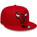kepure-plokscia-raudona-snapback-9fifty-chicago-bulls-nba-new-era