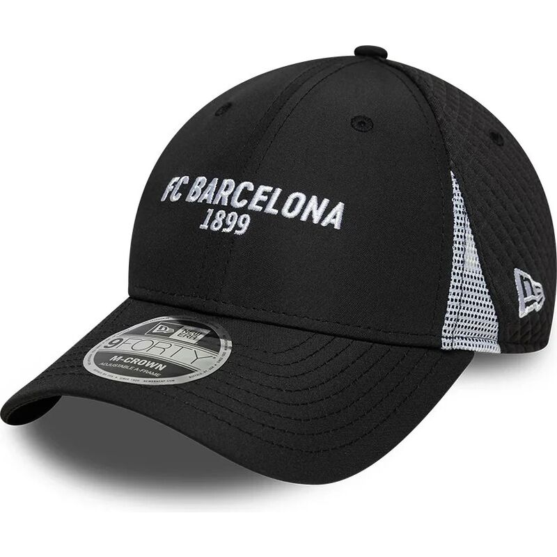 kepure-islenkta-juoda-snapback-9forty-m-crown-featherweight-poly-fc-barcelona-laliga-new-era