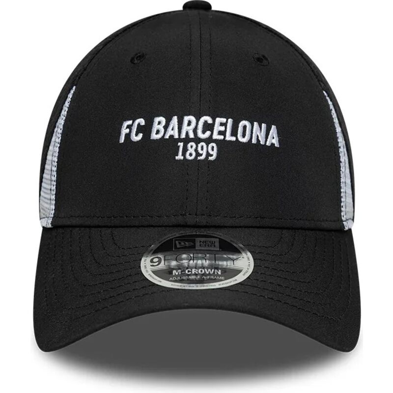 kepure-islenkta-juoda-snapback-9forty-m-crown-featherweight-poly-fc-barcelona-laliga-new-era