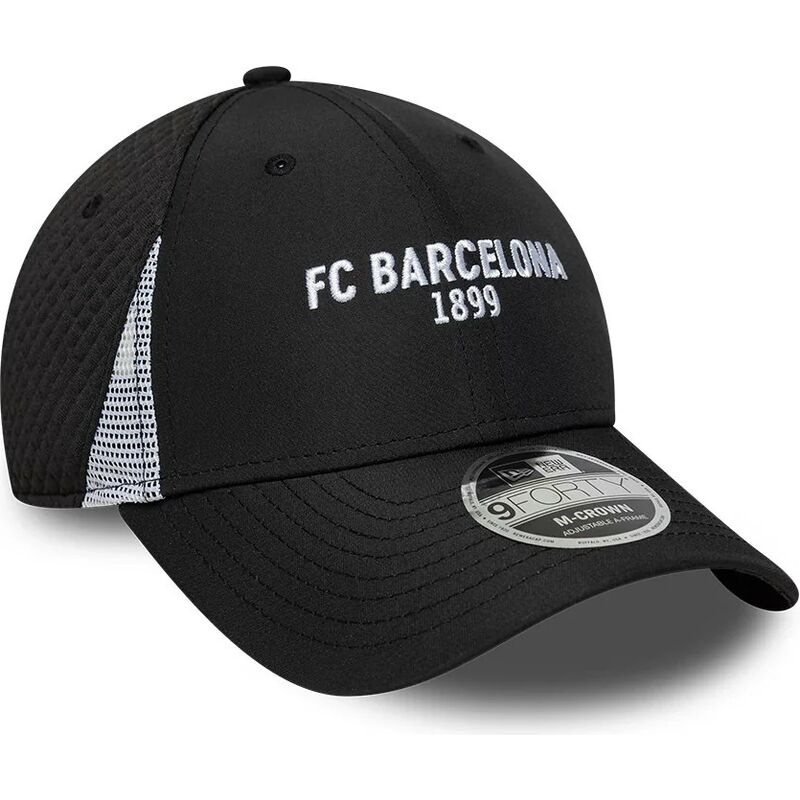 kepure-islenkta-juoda-snapback-9forty-m-crown-featherweight-poly-fc-barcelona-laliga-new-era