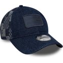 kepure-islenkta-tamsiai-melyna-reguliuojamas-9twenty-patterned-denim-red-bull-racing-formula-1-new-era