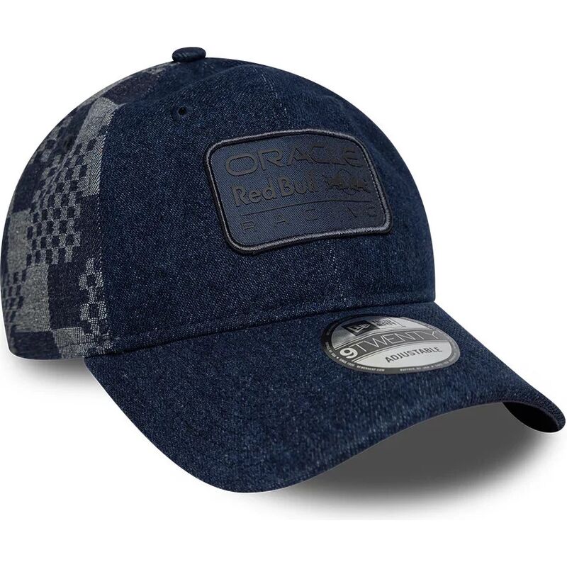 kepure-islenkta-tamsiai-melyna-reguliuojamas-9twenty-patterned-denim-red-bull-racing-formula-1-new-era