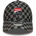 kepure-islenkta-juoda-reguliuojamas-9twenty-check-ducati-motor-motogp-new-era