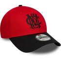 kepure-islenkta-raudona-reguliuojamas-9forty-contrast-manchester-united-football-club-premier-league-new-era