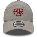 kepure-islenkta-pilka-reguliuojamas-9twenty-fleck-cord-associazione-sportiva-roma-serie-a-new-era