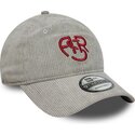 kepure-islenkta-pilka-reguliuojamas-9twenty-fleck-cord-associazione-sportiva-roma-serie-a-new-era