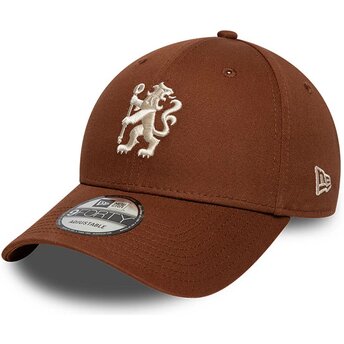 Kepurė išlenkta ruda snapback 9FORTY Team Chelsea Football Club Premier League New Era