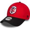 kepure-islenkta-raudona-snapback-vaikams-9forty-team-stade-toulousain-top-14-new-era