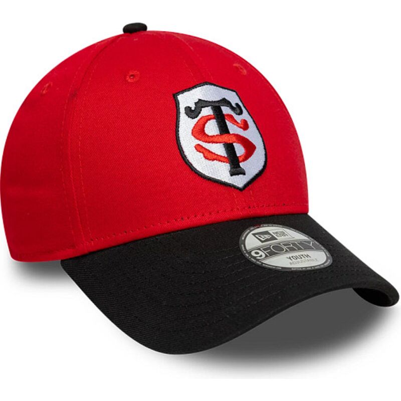 kepure-islenkta-raudona-snapback-vaikams-9forty-team-stade-toulousain-top-14-new-era