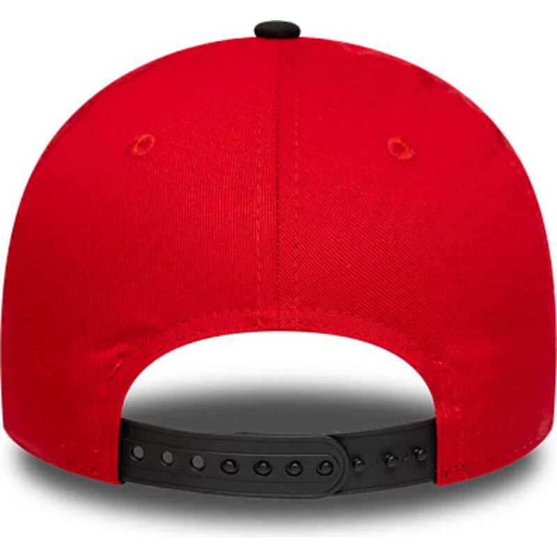 kepure-islenkta-raudona-snapback-vaikams-9forty-team-stade-toulousain-top-14-new-era