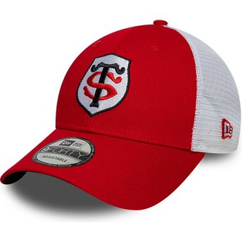 Kepurė išlenkta raudona reguliuojamas 9FORTY League Stade Toulousain Top 14 New Era