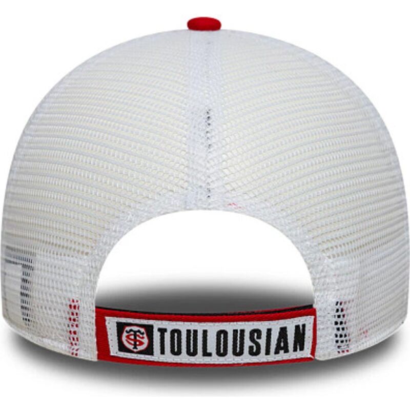 kepure-islenkta-raudona-reguliuojamas-vaikams-9forty-league-stade-toulousain-top-14-new-era
