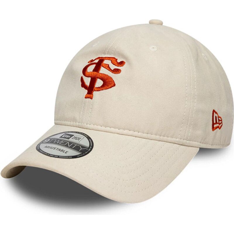 kepure-islenkta-smelio-reguliuojamas-9twenty-faux-suede-stade-toulousain-top-14-new-era
