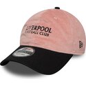 kepure-islenkta-rozine-reguliuojamas-9twenty-cord-liverpool-football-club-premier-league-new-era