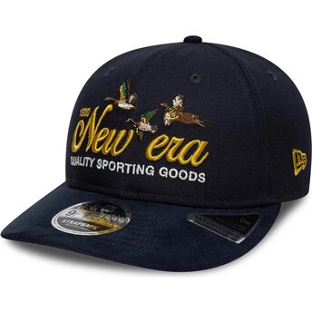 Kepurė išlenkta tamsiai mėlyna reguliuojamas 9FIFTY Retro Crown Suede New Era