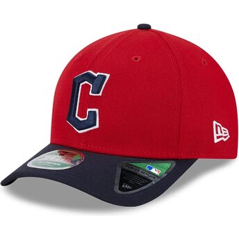 Kepurė išlenkta raudona snapback 9FORTY M-Crown Player Replica Cleveland Guardians MLB New Era