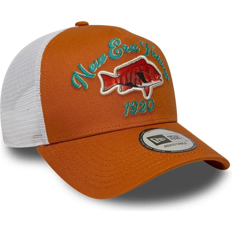 kepure-islenkta-oranzine-snapback-a-frame-fishing-new-era