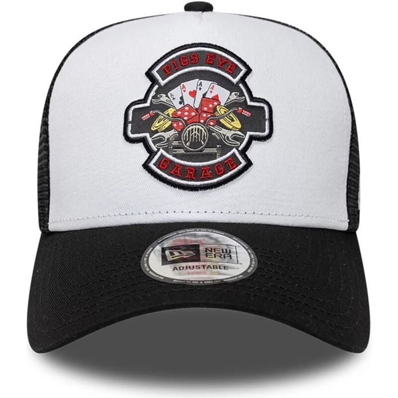kepure-islenkta-juoda-snapback-a-frame-location-icon-pigs-eye-garage-new-era