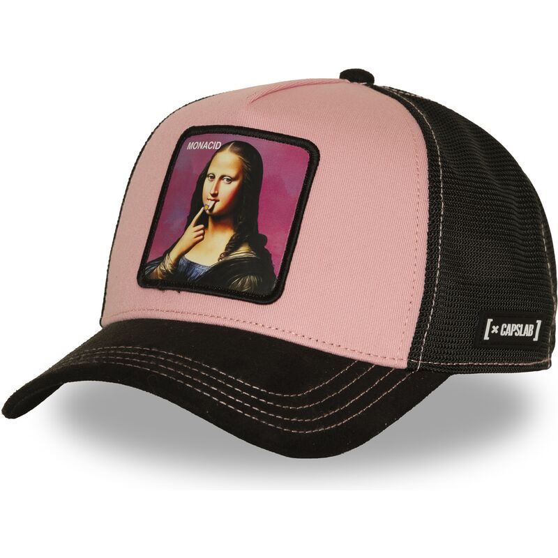 kepure-islenkta-rozine-snapback-acid-art1-monacid-mona-lisa-izymybes-capslab