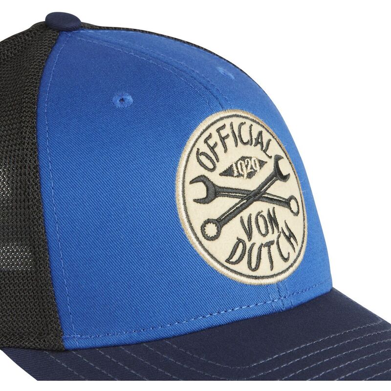 kepure-islenkta-melyna-snapback-sem11-von-dutch