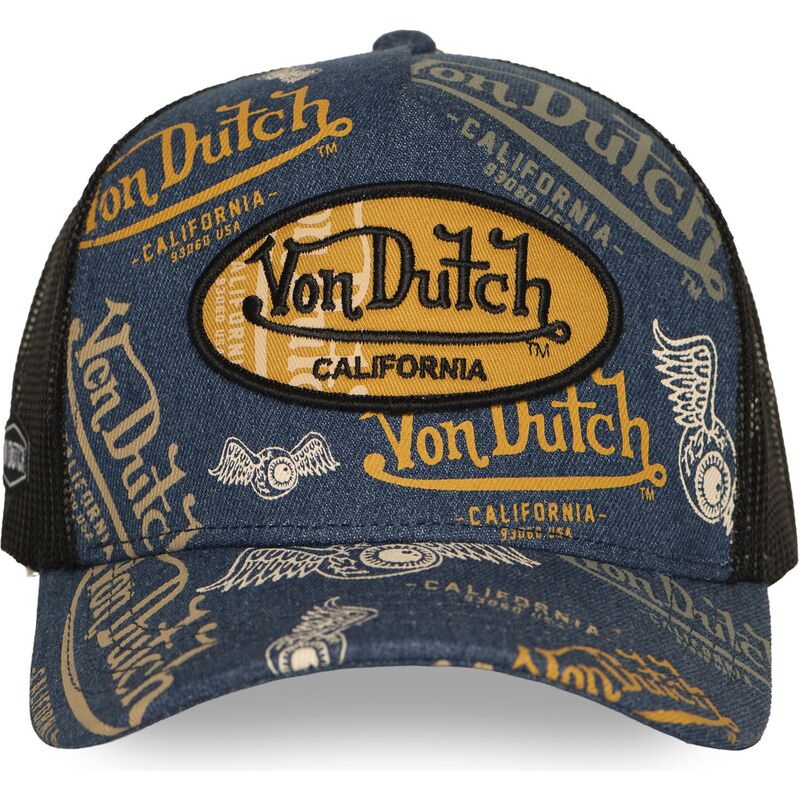 kepure-islenkta-tamsiai-melyna-snapback-cafe08-von-dutch
