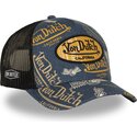 kepure-islenkta-tamsiai-melyna-snapback-cafe08-von-dutch