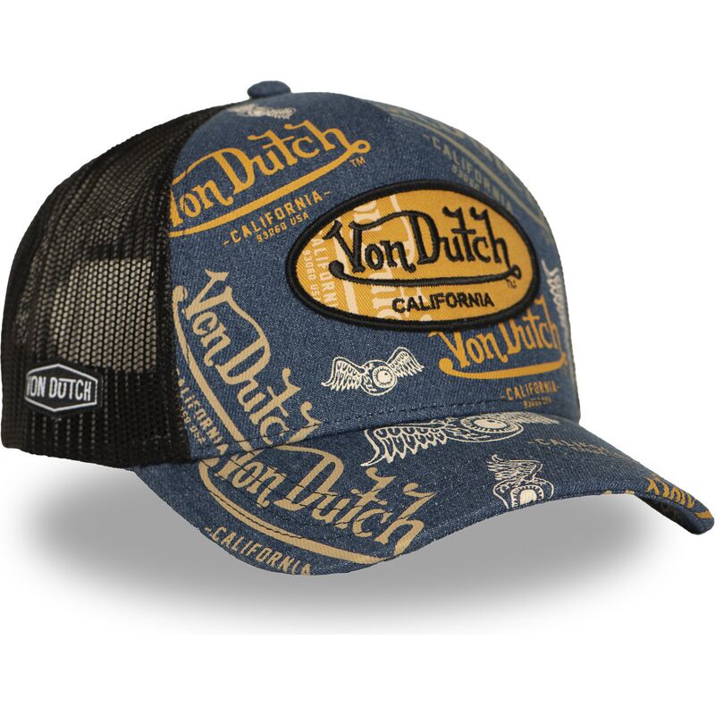 kepure-islenkta-tamsiai-melyna-snapback-cafe08-von-dutch