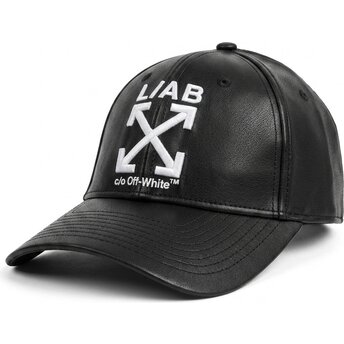 Kepurė išlenkta juoda reguliuojamas Clamp Arrows PU Leather L/AB c/o Off-White™