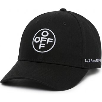 Kepurė išlenkta juoda reguliuojamas Off Embroidered Twill L/AB c/o Off-White™