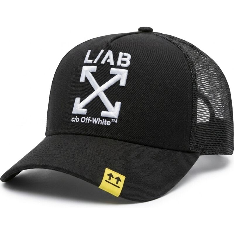 kepure-islenkta-juoda-snapback-clamp-arrows-l-ab-c-o-off-white