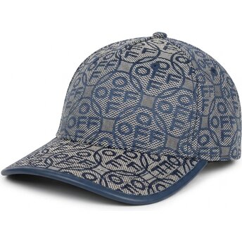 Kepurė išlenkta tamsiai mėlyna reguliuojamas Off Jacquard Canvas L/AB c/o Off-White™
