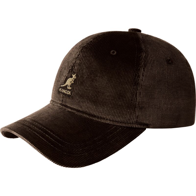 kepure-islenkta-ruda-reguliuojamas-cord-baseball-kangol