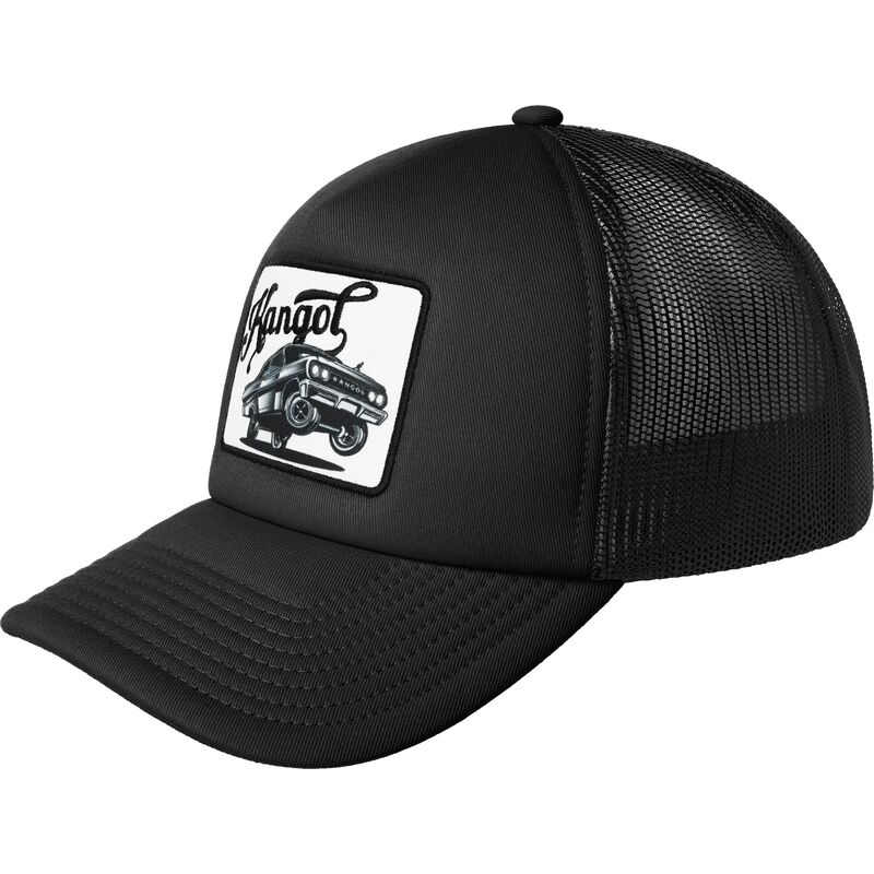 kepure-islenkta-juoda-snapback-lowrider-kangol kepure-islenkta-juoda-snapback-lowrider-kangol