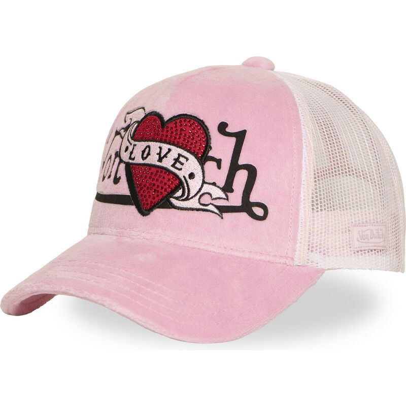 kepure-islenkta-rozine-snapback-love-p-von-dutch