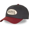 kepure-islenkta-tamsiai-melyna-snapback-terry-fv-von-dutch