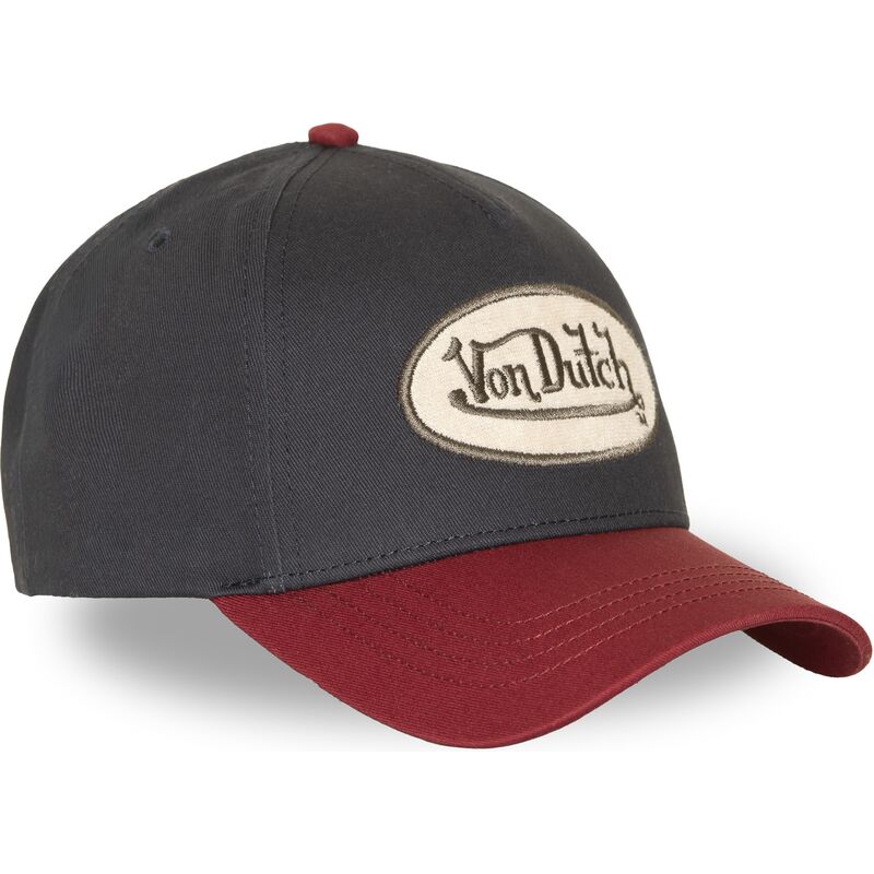 kepure-islenkta-tamsiai-melyna-snapback-terry-fv-von-dutch