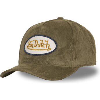 Kepurė išlenkta žalia snapback FUR FK Von Dutch
