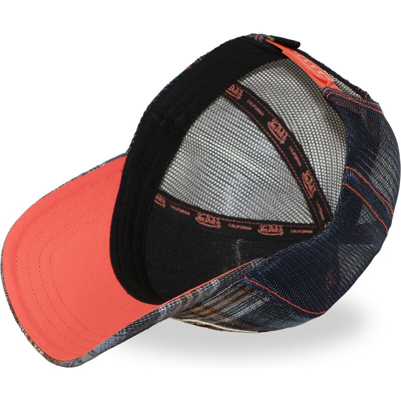 kepure-islenkta-tamsiai-melyna-snapback-car09-von-dutch