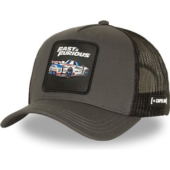 Kepurė išlenkta pilka snapback FF01 DRI Fast & Furious Capslab
