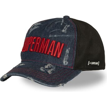 Kepurė išlenkta tamsiai mėlyna snapback DC12 BLUE Superman DC Comics Capslab