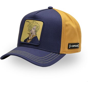 Kepurė išlenkta tamsiai mėlyna snapback OP5 SAN Vinsmoke Sanji One Piece Capslab