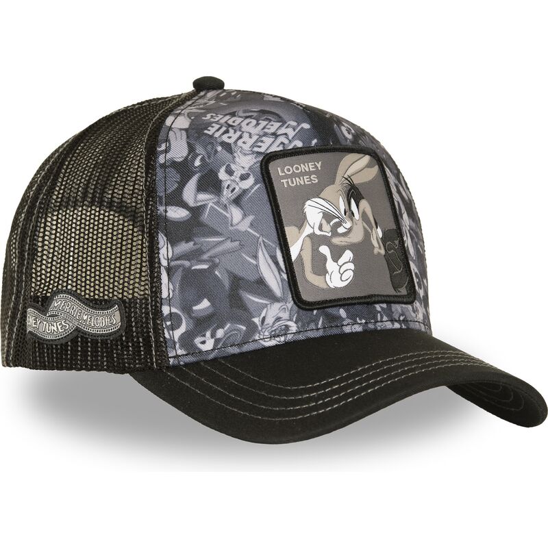 kepure-islenkta-juoda-snapback-loo14-duo-kiskis-bagsis-ir-antinas-lukas-looney-tunes-capslab