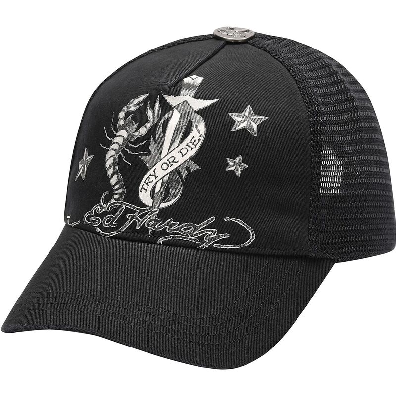 kepure-islenkta-juoda-snapback-dagger-scorpion-ed-hardy