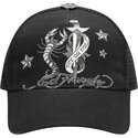 kepure-islenkta-juoda-snapback-dagger-scorpion-ed-hardy