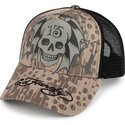 kepure-islenkta-pilka-snapback-13-skull-ed-hardy