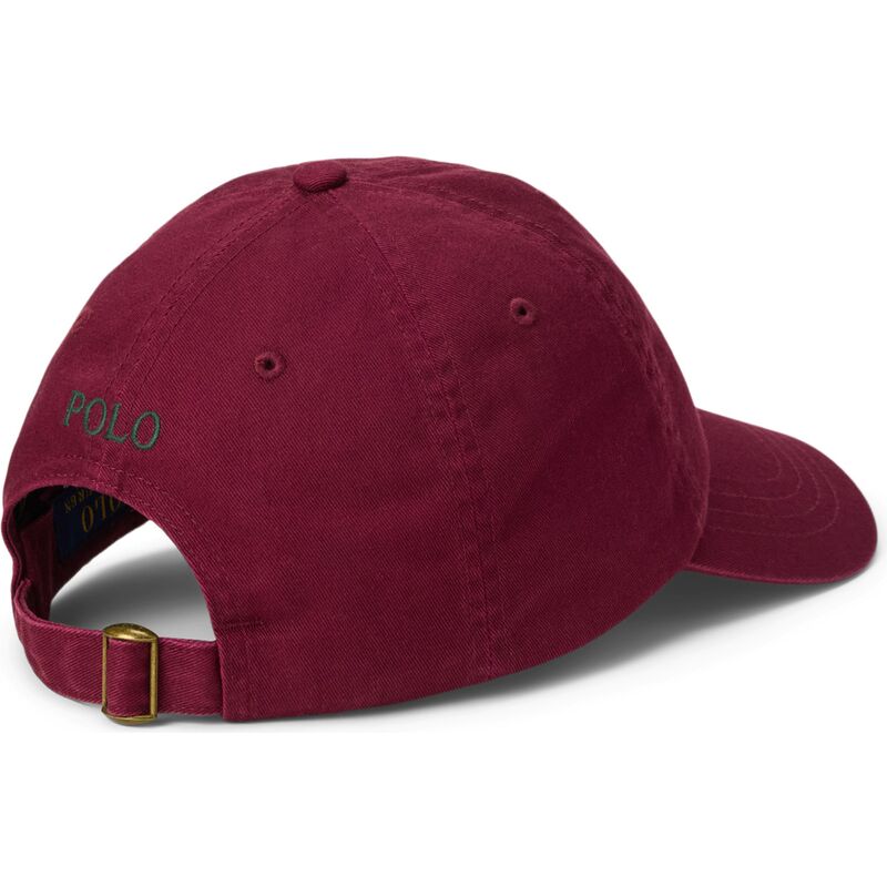 kepure-islenkta-raudona-reguliuojamas-cotton-chino-classic-sport-polo-ralph-lauren