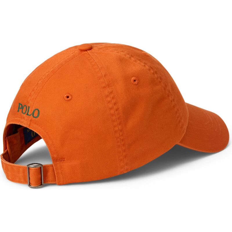 kepure-islenkta-oranzine-reguliuojamas-cotton-chino-classic-sport-polo-ralph-lauren