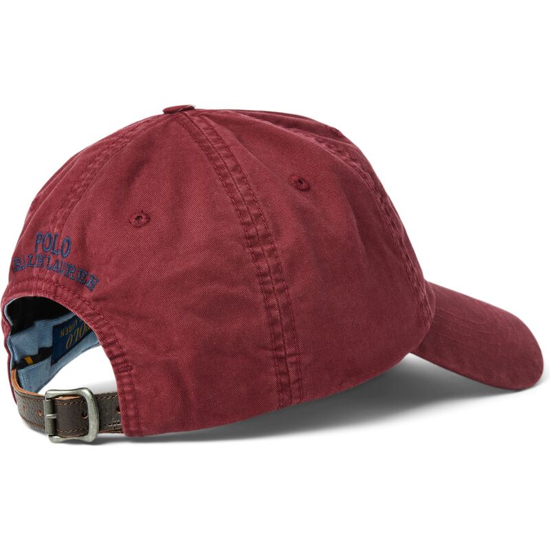 kepure-islenkta-raudona-reguliuojamas-classic-sport-rich-ruby-polo-ralph-lauren