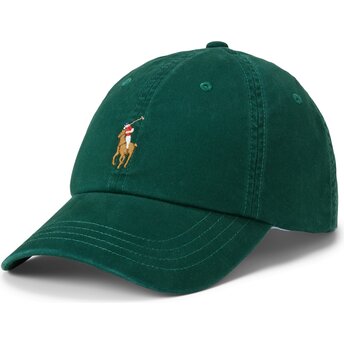Kepurė išlenkta žalia reguliuojamas Classic Sport College Green Polo Ralph Lauren