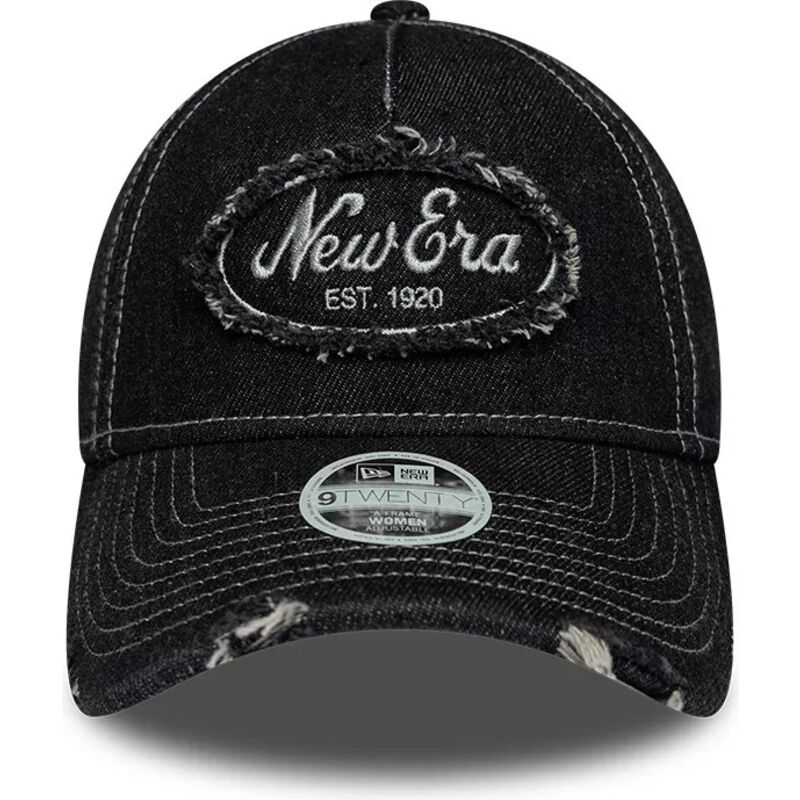 kepure-islenkta-juoda-reguliuojamas-9twenty-a-frame-distress-new-era
